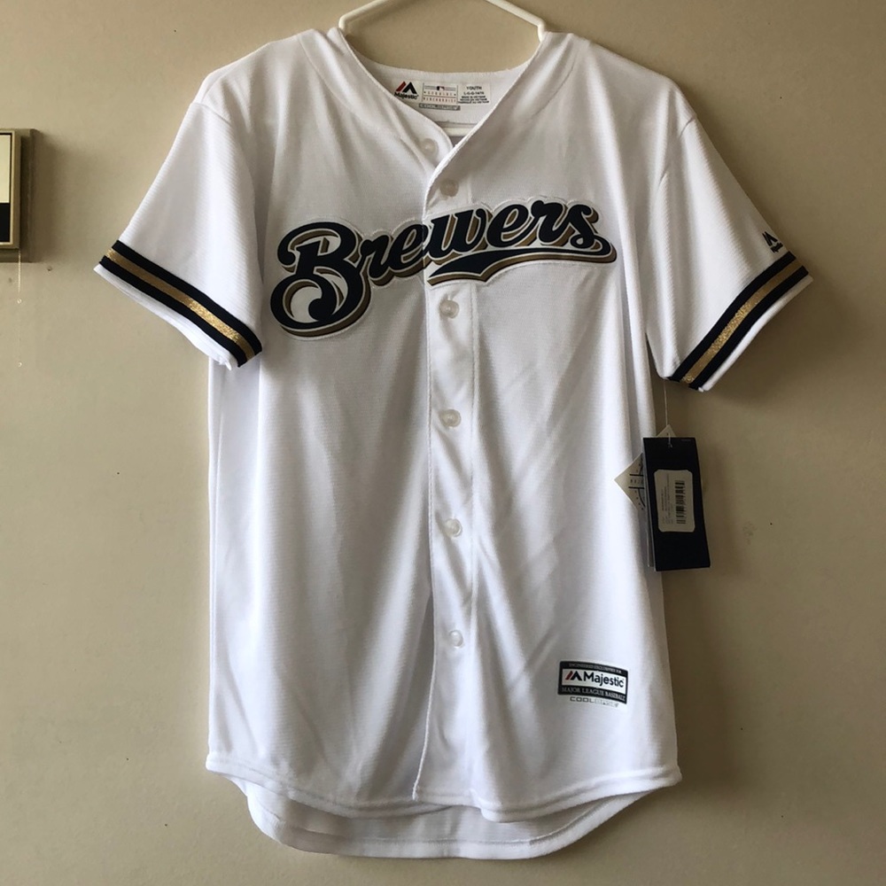 Milwaukee Brewers yelich 22 Jersey